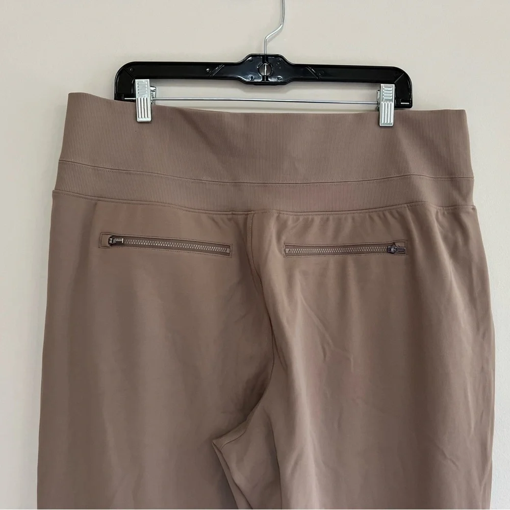 ATHLETA Venice Split Flare Pant in Rustic Beige Brown, size 1X